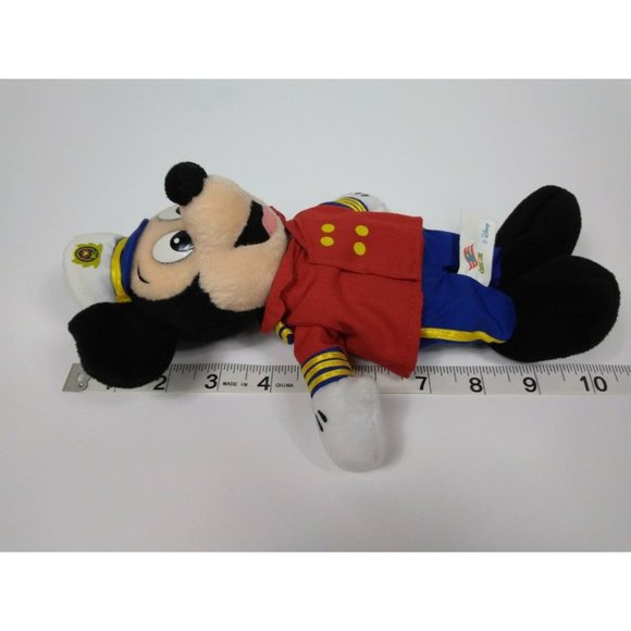 Disney Cruise Line 9" Captain Mickey Mouse + Disney Parks 10" Pluto Plushie Set - Picture 12 of 12